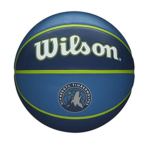 WILSON NBA Team Tribute Basketball - Size 7 - 29.5', Minnesota Timberwolves