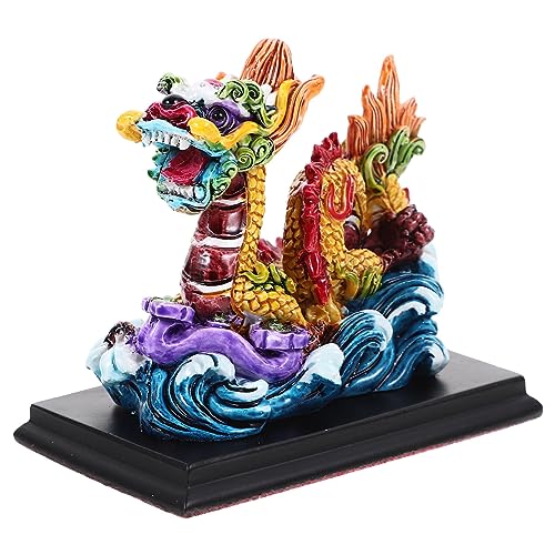 Toyvian Zodiac Dragon Statue 2024 Year of The Dragon Figurine Chinese Fengshui Decoration for Prosperity Wealth Good Luck B