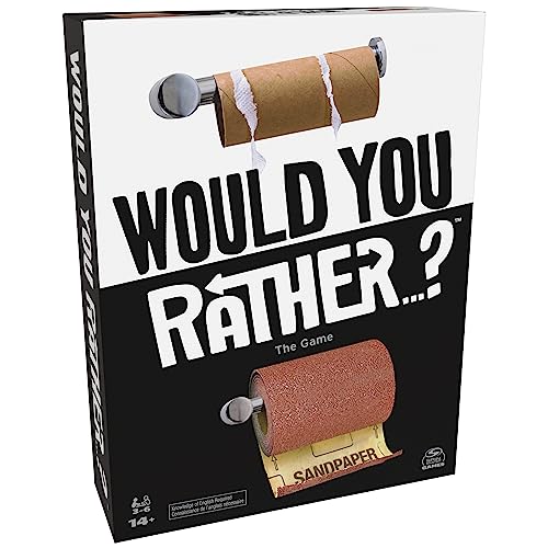 Would You Rather? The Game | 3-6 Player Card Game| Funny Gifts| Party Games| Family Games| Fun Games| Board Games for Adults & Teens Ages 14 and up