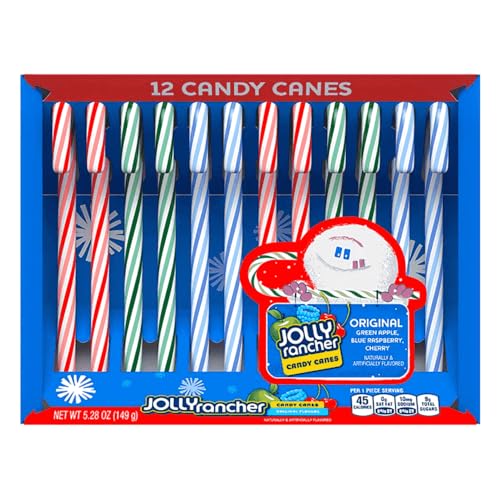 Jolly Rancher Assorted Candy Canes - Box of 12
