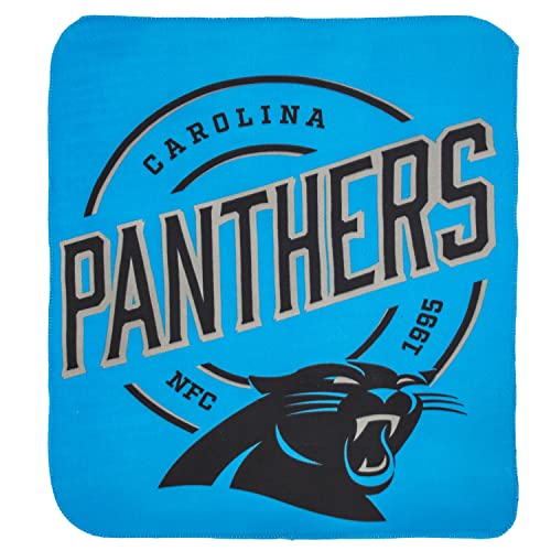 Northwest NFL Carolina Panthers Unisex-Adult Fleece Throw Blanket, 50' x 60', Campaign