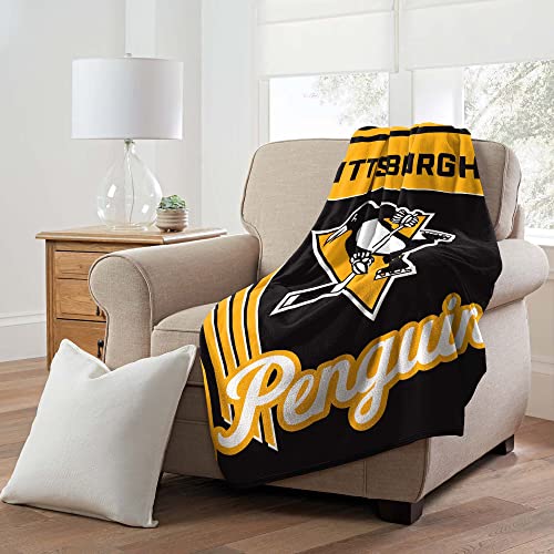 Northwest NHL Pittsburgh Penguins 46' x 60' Microfiber Throw Blanket