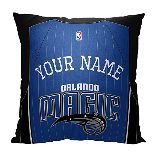 Northwest NBA Personalized Pillow, 18' x 18', Orlando Magic-Jersey