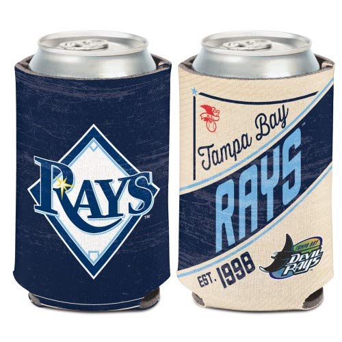 WinCraft Tampa Bay Rays Can Cooler Vintage Design