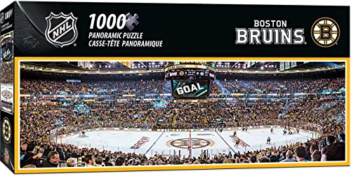 MasterPieces 1000 Piece Sports Jigsaw Puzzle - NHL Boston Bruins Center View Panoramic - 13'x39'
