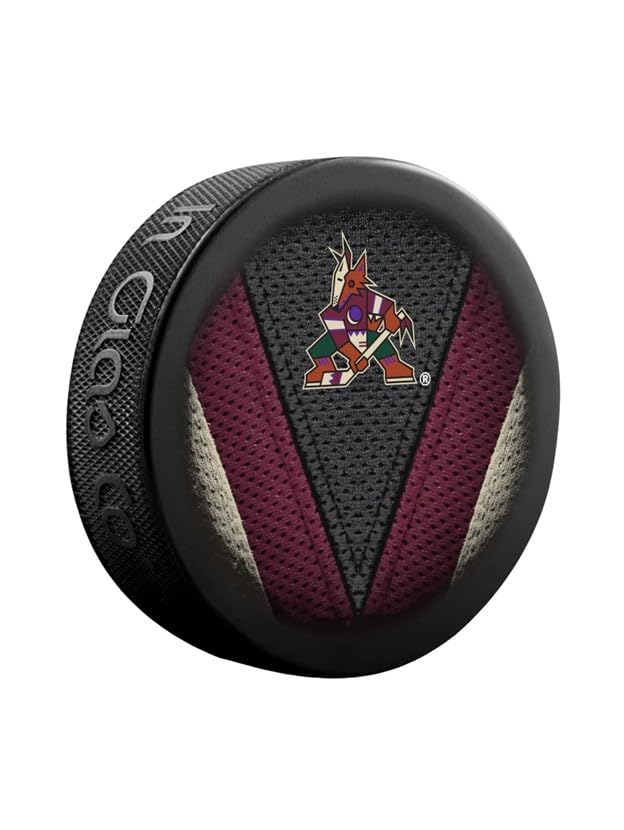 Arizona Coyotes Officially Licensed Stitch Design Hockey Puck