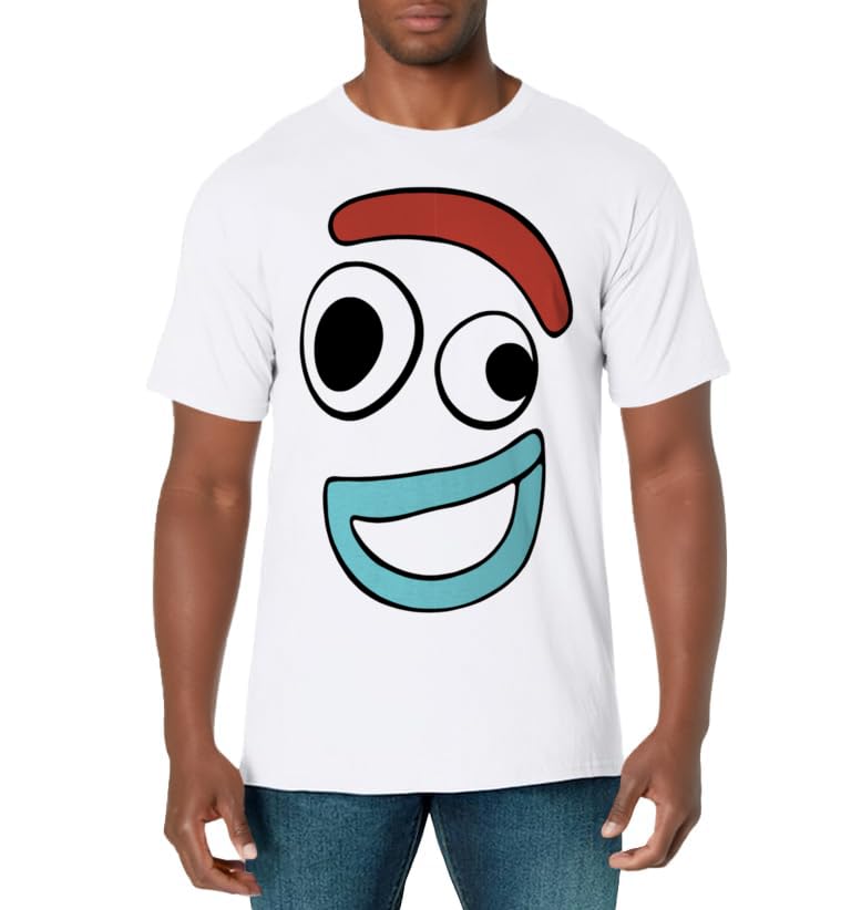 Disney Pixar Toy Story 4 Forky Large Happy Face T-Shirt