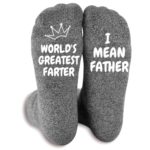 Mason Life Funny Socks for Men - Birthday Gifts for Dad, Dad Gifts Funny Socks, Worlds Greatest Farter, I Mean Father, Gift Ideas Fathers Day, Christmas Gifts