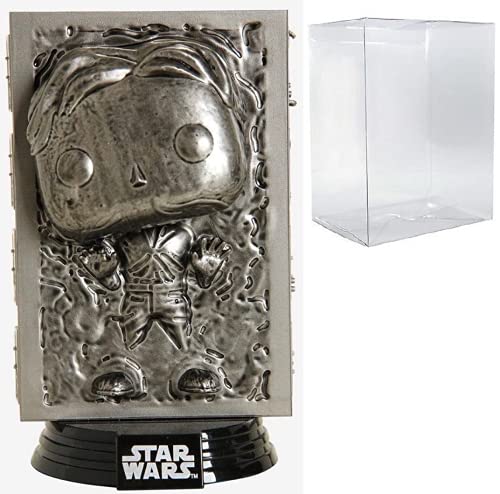 POP Star Wars: The Empire Strikes Back 40th Anniversary - Han Solo in Carbonite Funko Pop! Vinyl Figure (Bundled with Compatible Pop Box Protector Case), Multicolored, 3.75 inches