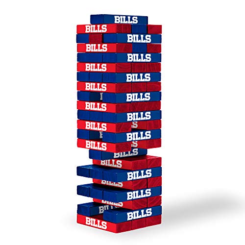 Wild Sports NFL Buffalo Bills Table Top Stackers Game , 3' x 1' x .5'