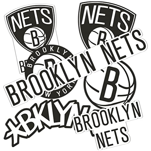 Desert Cactus Brooklyn Nets NBA Officially Licensed Sticker Vinyl Decal Laptop Water Bottle Car Scrapbook (Type 2)