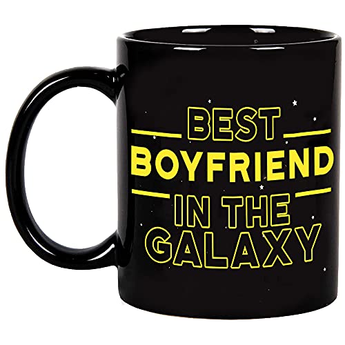 FatBaby Best Boyfriend in the Galaxy Coffee Mug,Boyfriend Birthday Gifts,Funny Boyfriend Mug,Valentine's Day Gifts Cup For Boyfriend Him 11 oz