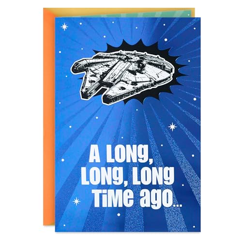 Hallmark Star Wars Funny Birthday Card with Sound (Long, Long, Long Time Ago)