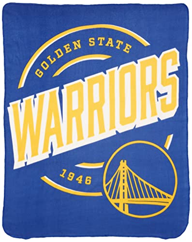 Northwest NBA Golden State Warriors Unisex-Adult Fleece Throw Blanket, 50' x 60', Campaign