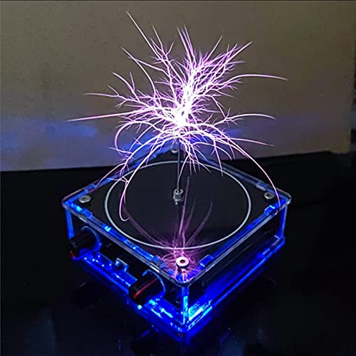 Music Solid State Tesla Coil Artificial Lightning Arc Plasma Loudspeaker Wireless Transmission Experiment Science Desktop Toy Model
