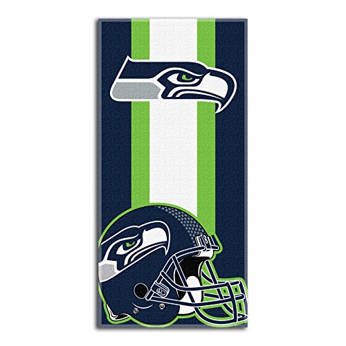 Northwest NFL Seattle Seahawks Beach Towel, 30' x 60', Zone Read