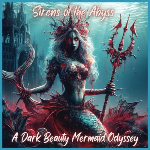 Sirens of the Abyss: A Dark Beauty Mermaid Odyssey: Horror Coloring Books for Adults Depicting Eerie Visuals of Spooky, Enchanting, Mystical, ... Mindfulness, & Relaxation & Stress Relief
