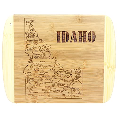 Totally Bamboo A Slice of Life Idaho State Serving and Cutting Board, 11' x 8.75'