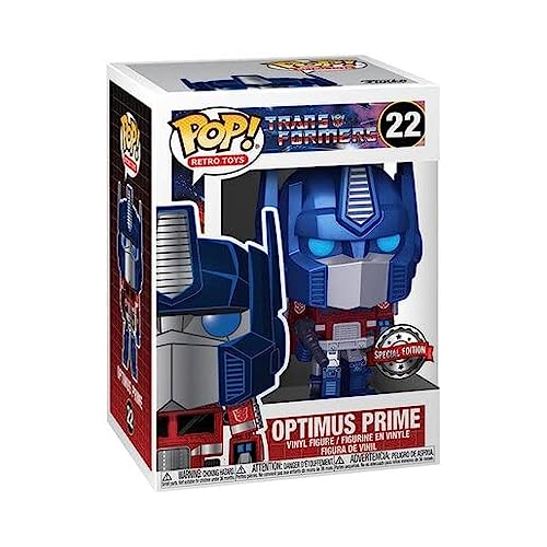 Funko Pop! Retro Toys: Transformers - Metallic Optimus Prime Amazon Exclusive