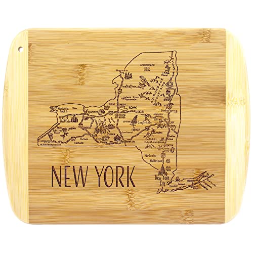 Totally Bamboo A Slice of Life New York State Serving and Cutting Board, 11' x 8.75'