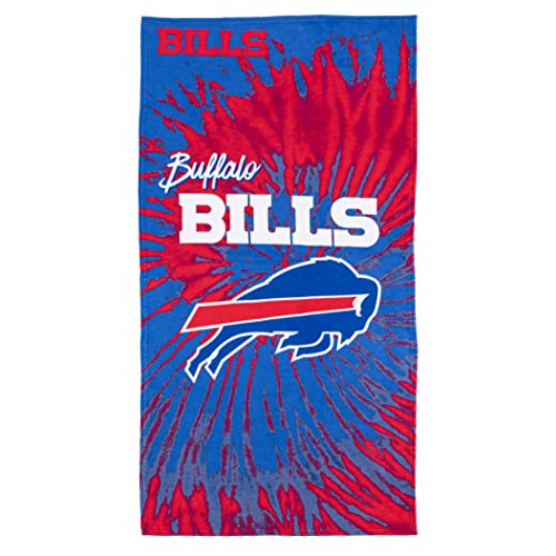 Northwest NFL Buffalo Bills Unisex-Adult Beach Towel, 30' x 60', Psychedelic