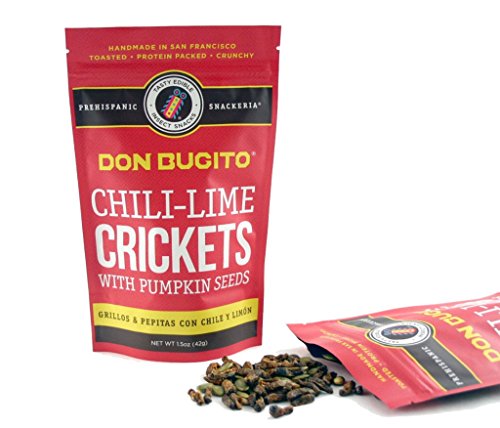 Don Bugito Planet-Friendly Edible Insect Protein Snacks (Chili-Lime Crickets)