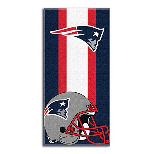 Northwest NFL New England Patriots Beach Towel, 30' x 60', Zone Read