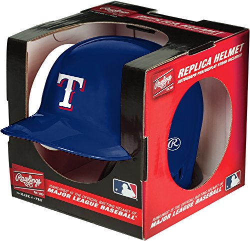 MLB Texas Rangers Mini Replica Helmet, Blue