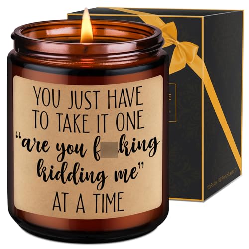 LEADO Scented Candles - Funny Gifts for Women, Boss Gifts, Coworker Gifts for Women, Men - Funny Mothers Day Gifts for Friend, Mom - Relaxing, Birthday Gifts for Coworkers Female, Boss, Friends