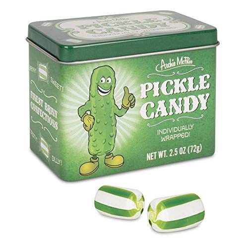 Collections Etc Archie McPhee Pickle Candy in Tin
