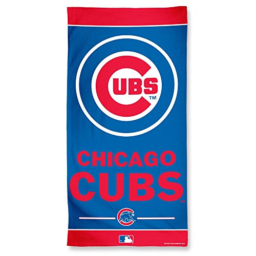 Wincraft MLB Chicago Cubs A1877115 Fiber Beach Towel, 9 lb/30' x 60'