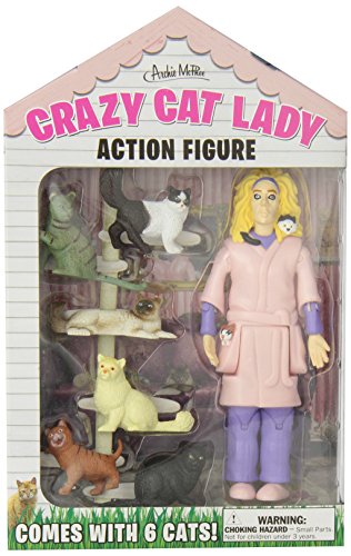 Accoutrements Crazy Cat Lady Action Figure Multicolored, 8'