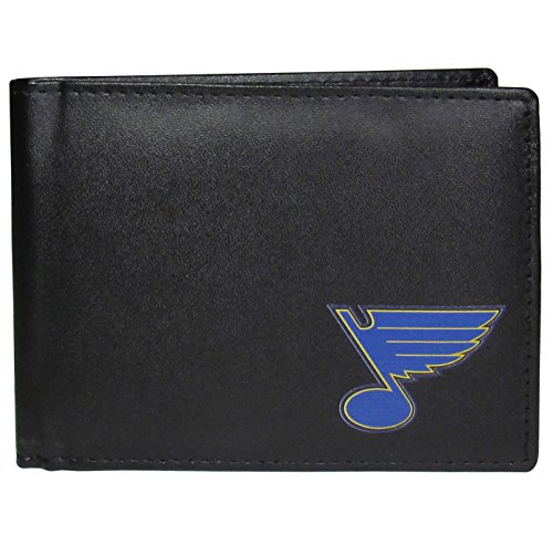 NHL Siskiyou Sports Mens St. Louis Blues Bi-fold Wallet One Size Black