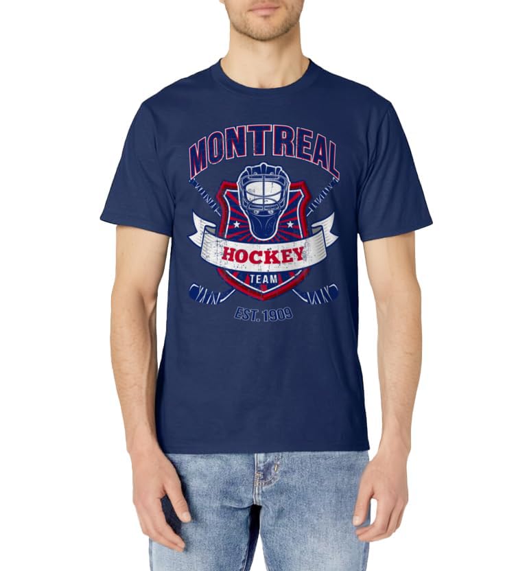 Distressed Look Canadien Party Tailgate Gameday Fan Gift T-Shirt