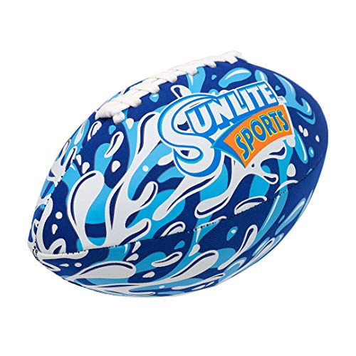 Sunlite Sports Waterproof Football, Outdoor Play, For Pool Beach Lake Park Water Toy, For Kids Children Teens Adults, Family Fun