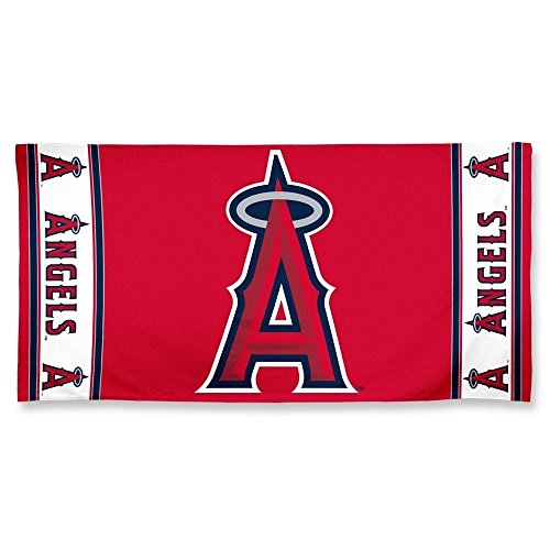 WinCraft MLB Los Angeles Angels Towel30x60 Beach Towel, Team Colors, One Size