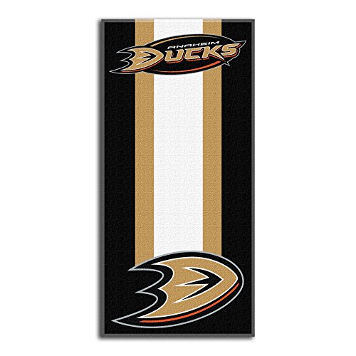 Northwest NHL Anaheim Ducks Beach Towel, 30' x 60', Zone Read