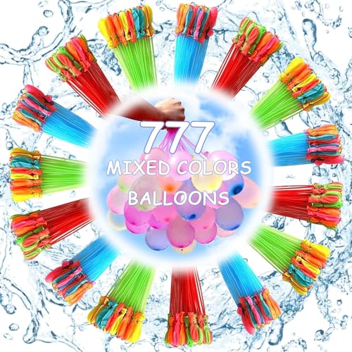 Water Balloons Water Balloons Quick Fill Rapid Filling Water Balloons for Outdoor Family Friends Children Summer Party 777-Balls