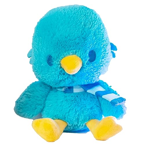 KIDS PREFERRED Harry Potter Ravenclaw Blue Raven Plush Stuffed Animal with Blue Stripped Scarf Hogwarts House Collectible for Babies, Toddlers, and Kids 6 Inches
