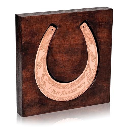Copper Horseshoe - 7 Year Anniversary | Copper Gifts For 7th Anniversary | 7th wedding anniversary | Copper Gifts For Her | Copper Anniversary (7 Year)