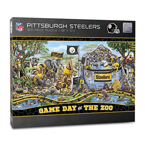 YouTheFan NFL Pittsburgh Steelers Game Day at The Zoo 500pc Puzzle