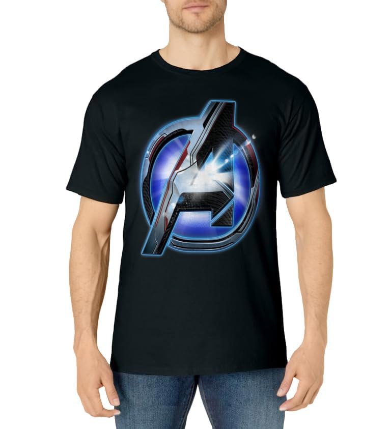 Marvel Avengers Endgame Tech Logo Graphic T-Shirt T-Shirt