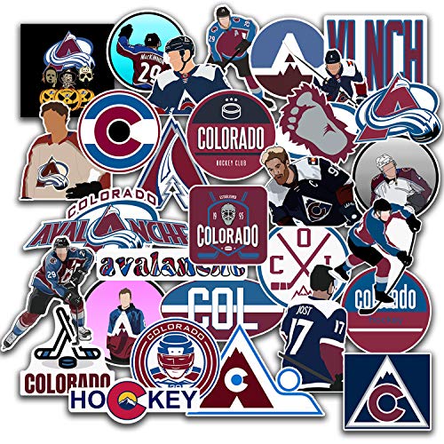 30 PCS Set of Colorado Vinyl Avalanche Stickers Pack Colorado Decal Avalanche 2-3 inches